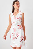 Fall in Love Belted Floral Print Dress