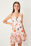 Take Me Away Floral Print Skater Dress