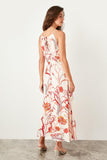 Big Adventure Ahead Printed Maxi Dress